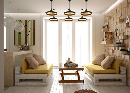 Apartment 48 sq.m. in Saratov