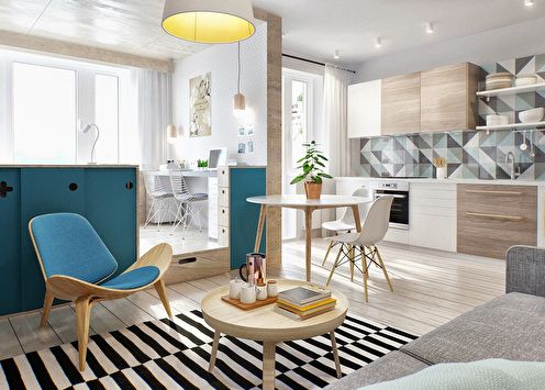 Design of a small apartment (+80 photo)