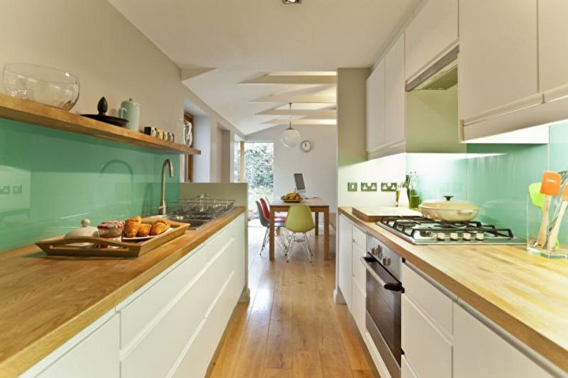 Narrow kitchen in a modern style - Interior Design