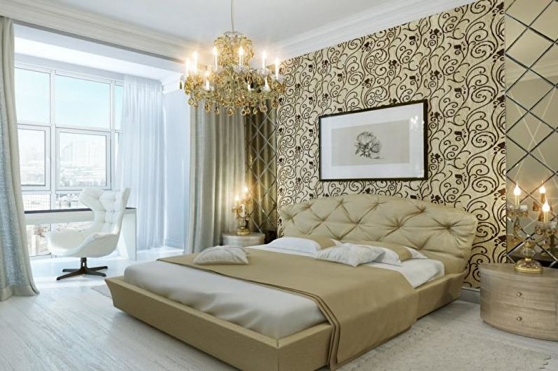 Vlies Tapete für das Schlafzimmer - Foto