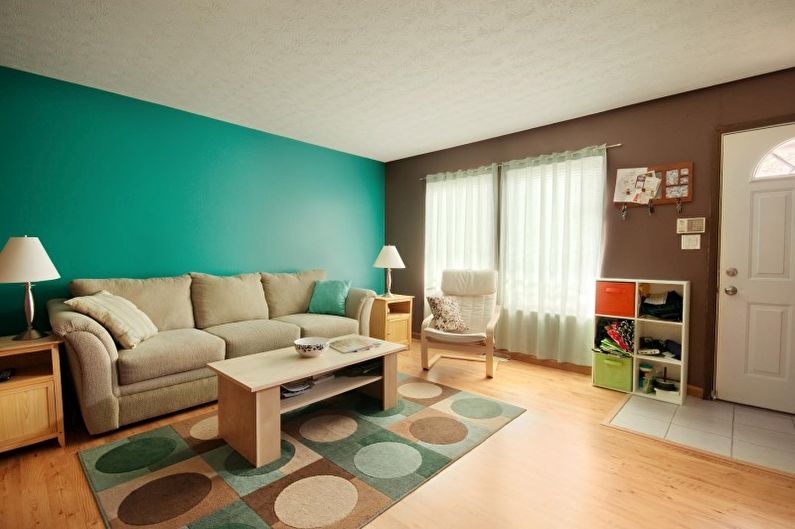 Fons per pintar per a la sala d'estar - foto