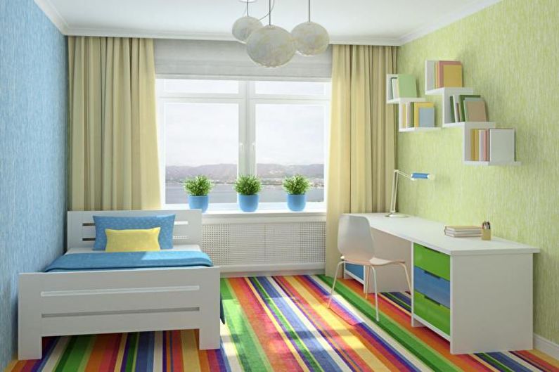 Fons per pintar per a l’habitació d’un nen - foto