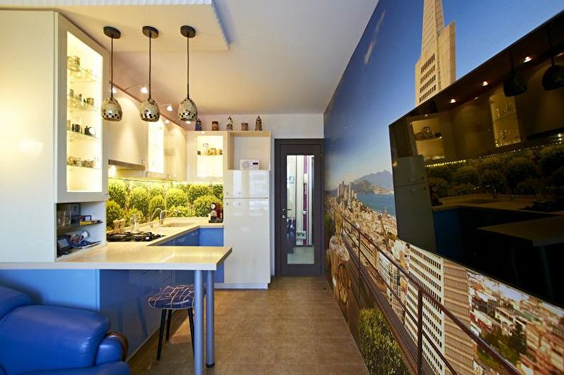 Wall mural in the kitchen - The main criteria for choosing