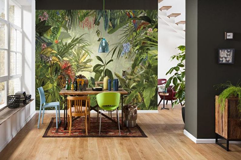 Wall Murals in the Kitchen - Views