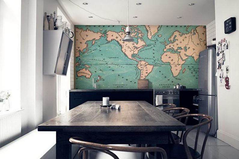 Wall Murals in the Kitchen - Views