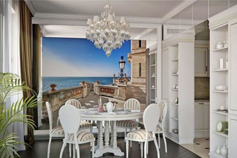 Wall mural in the kitchen - Do I need decor