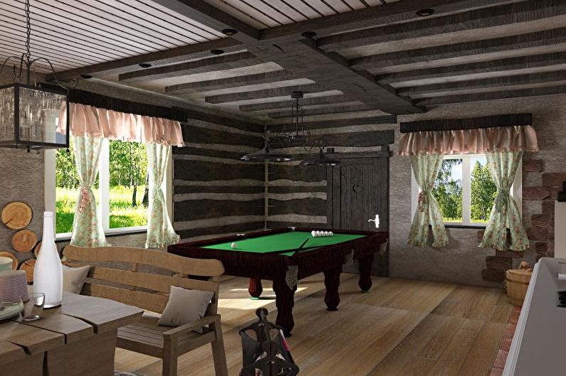 Interior baths and lounges - Arrangement