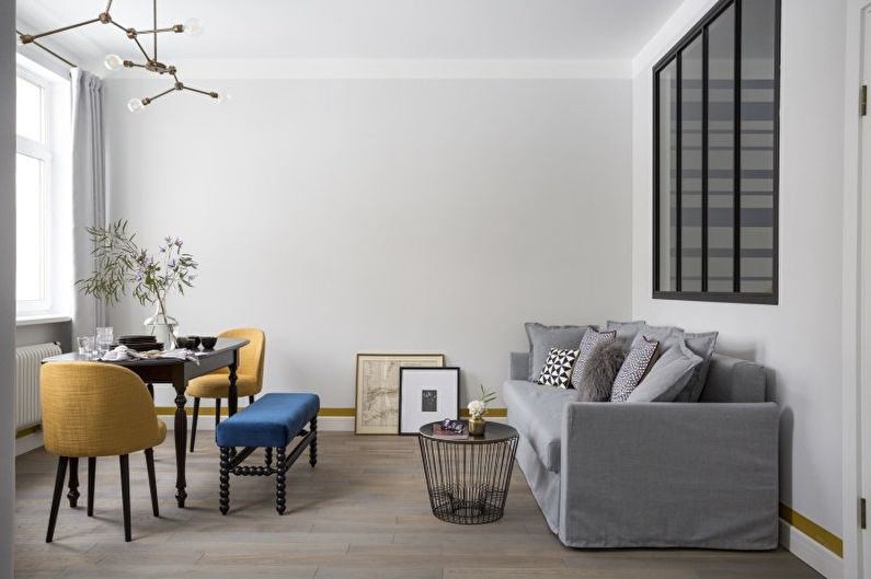 Minimalism Living Room Design - Floor Finish