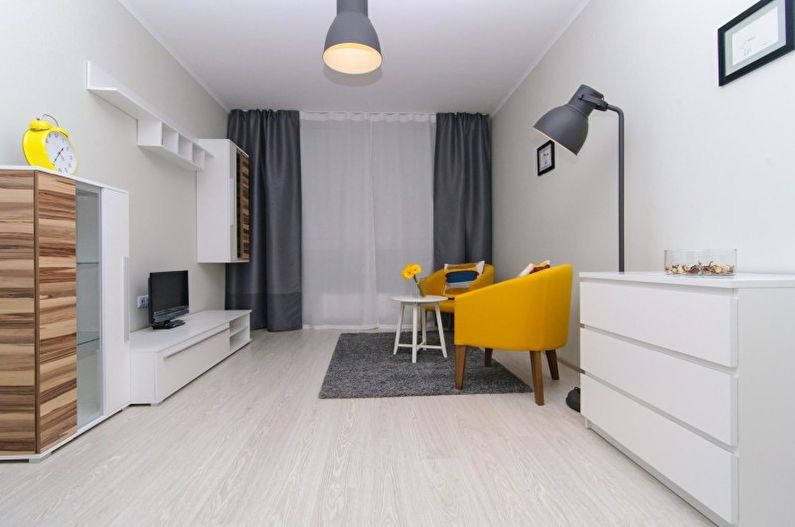 Minimalism Living Room Design - Ceiling Finish