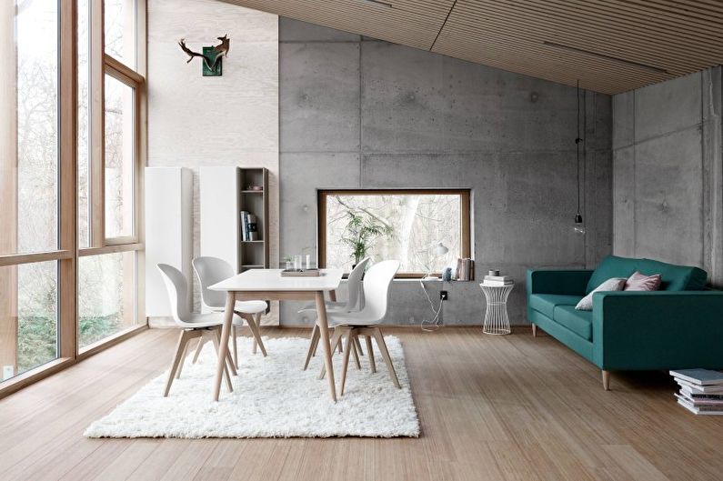 Minimalism style living room interior design - photo