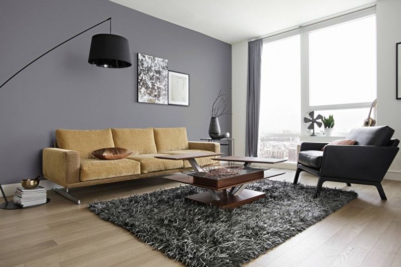Minimalism style living room interior design - photo