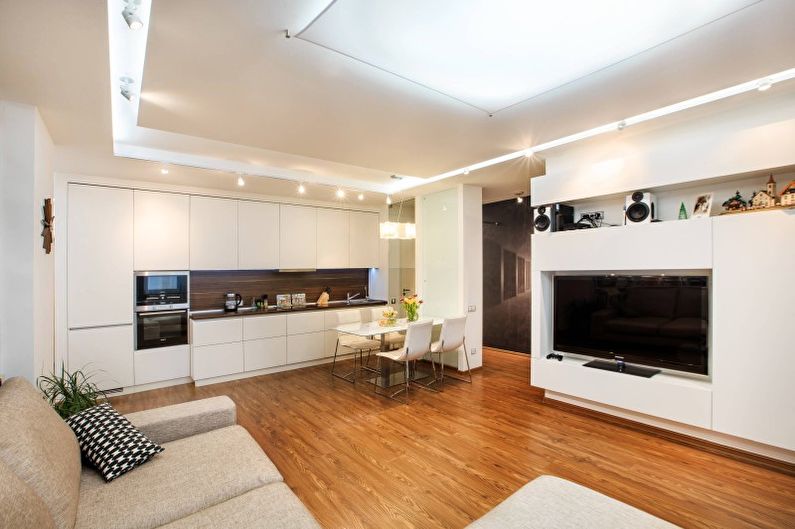 Minimalism style living room interior design - photo