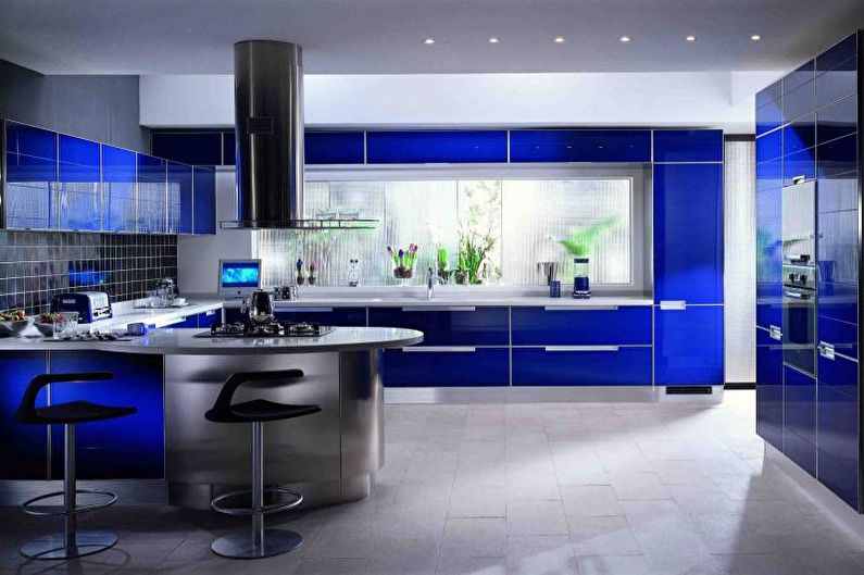 Kitchen - High-tech style apartment design