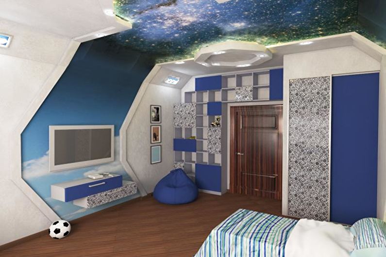 Children's room - High-tech style apartment design