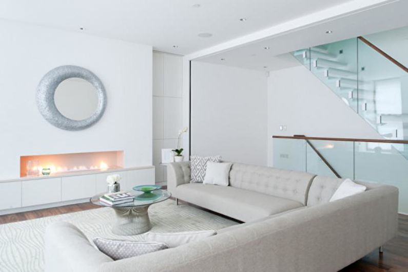 Interior design high-tech style apartment - photo