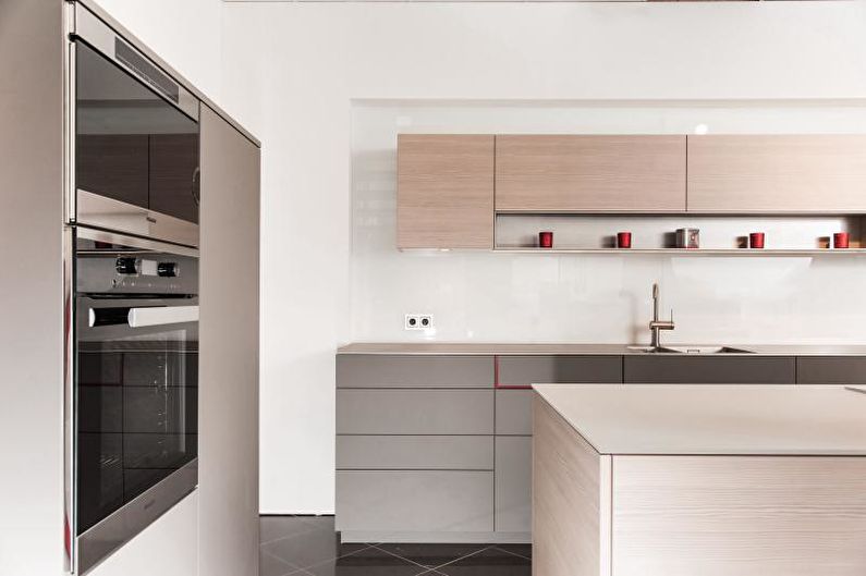 Particle board kitchen