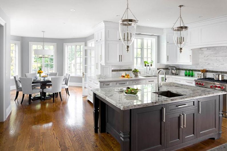 Countertop for kitchen made of artificial stone