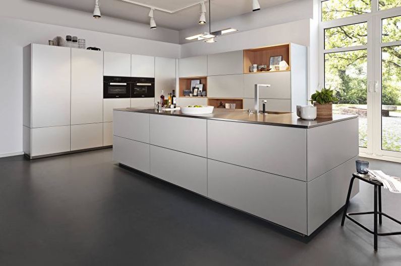 Steel kitchen worktop