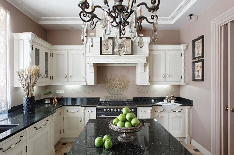 Countertop for kitchen made of natural stone