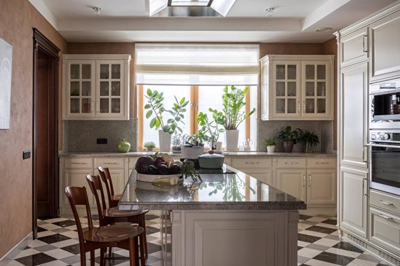 Countertop for kitchen made of natural stone