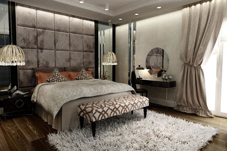 Art Deco Bedroom Design - Floor Finish
