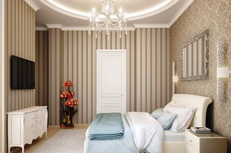 Art Deco Bedroom Design - Ceiling Finish