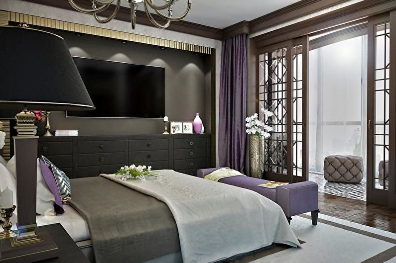 Art Deco Bedroom Design - Lighting
