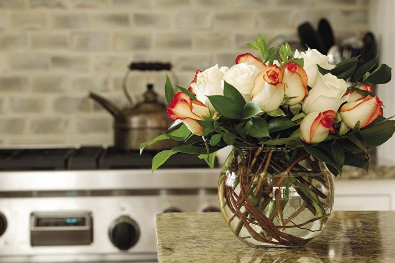 Indoor rose - photo