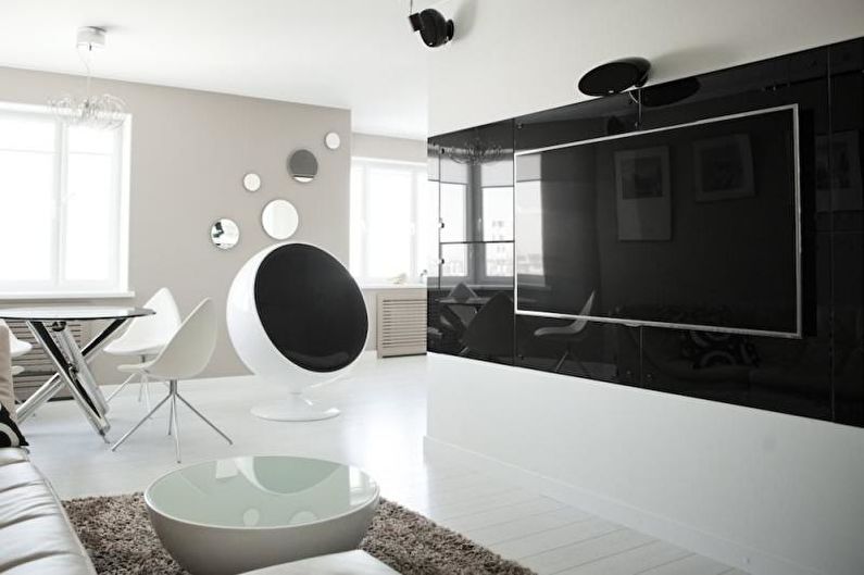 Hi-tech apartment: 85 design ideas