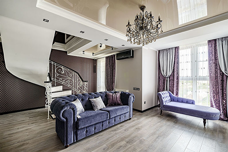 Design of a two-level apartment on the street. Martha