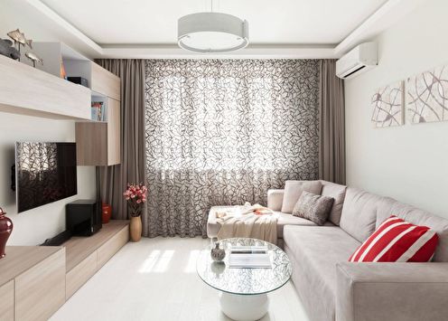 The design of the living room in the style of minimalism (80 photos)