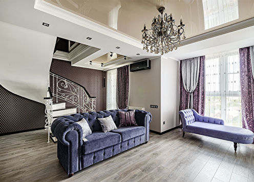 Design of a two-level apartment on the street. Martha