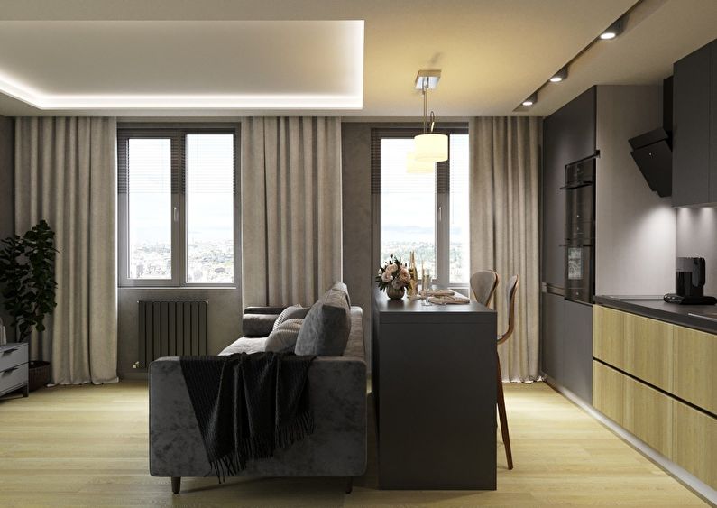 Studio apartment 35 sq.m. - photo 1