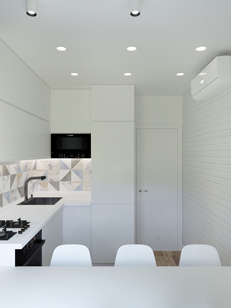 Little White: Ang disenyo ng apartment 32 sq.m. - larawan 5