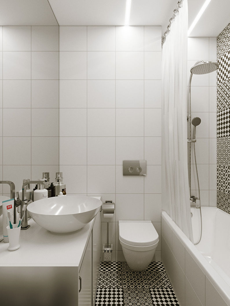 Little White: Ang disenyo ng apartment 32 sq.m. - larawan 7