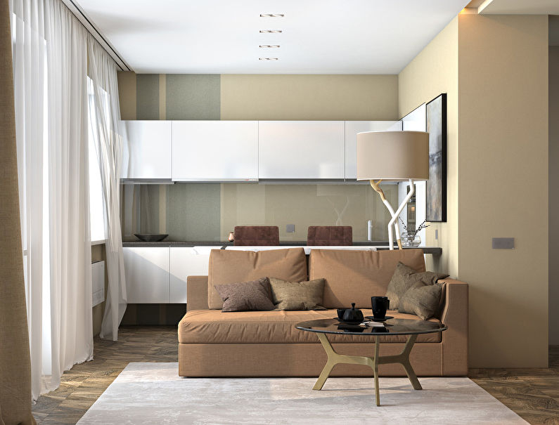 Dự án thiết kế căn hộ 40 m2.