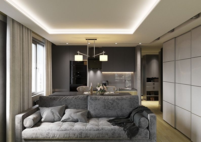 Studio apartment 35 sq.m.