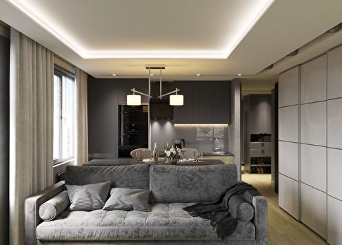 Studio apartment 35 sq.m.