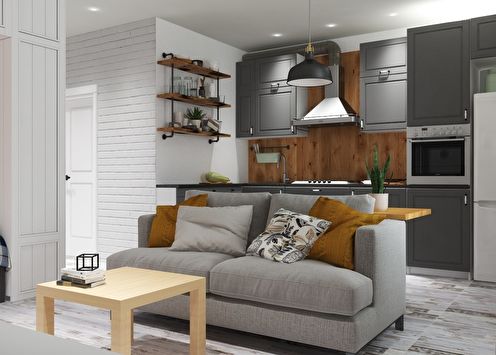 Căn hộ một phòng 29 m2.
