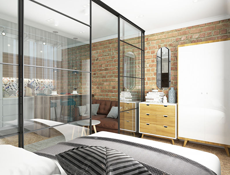 Designprojekt för lägenheten 34 m2 - foto 3