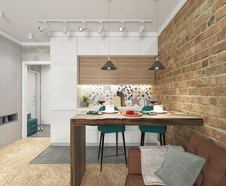 Designprojekt för en lägenhet 34 m2