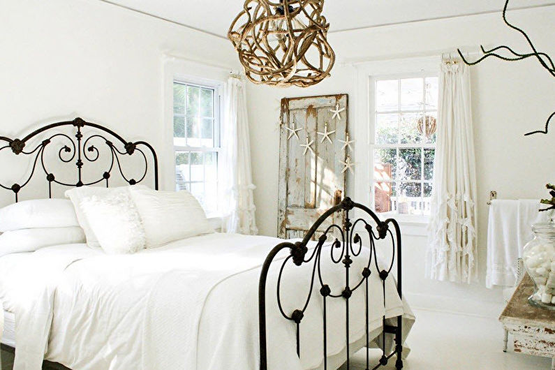Bedroom design 9 sq.m. - lighting and backlight
