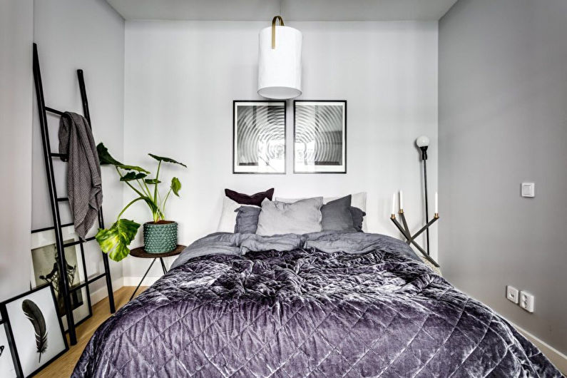 Bedroom design 9 sq.m. - Photo