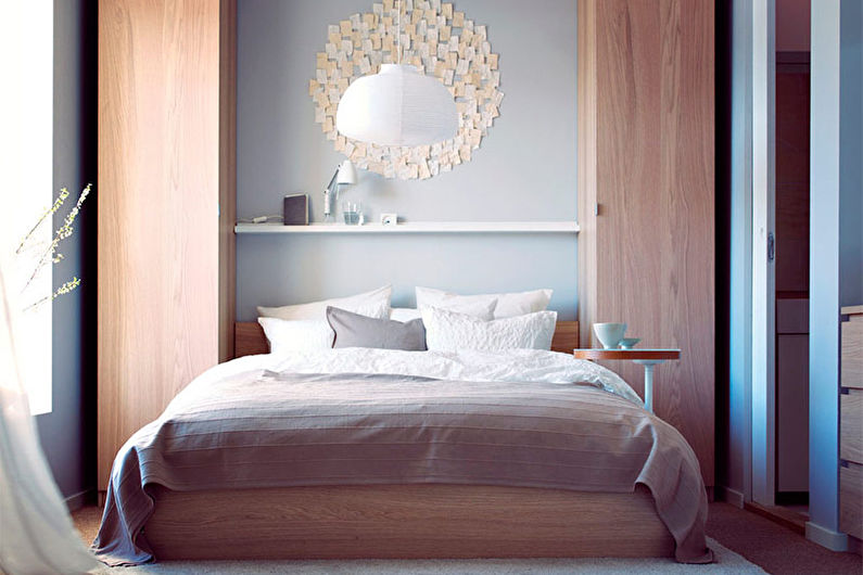 Bedroom design 9 sq.m. - Photo