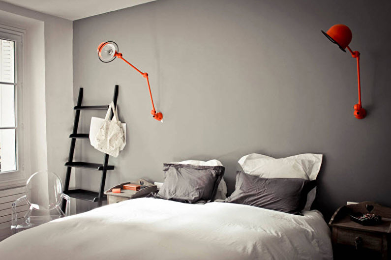 Bedroom design 9 sq.m. - Photo