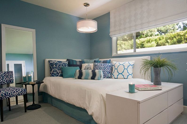 Bedroom design 9 sq.m. - Photo
