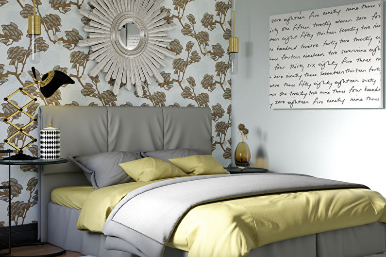 Bedroom design 9 sq.m. - Photo