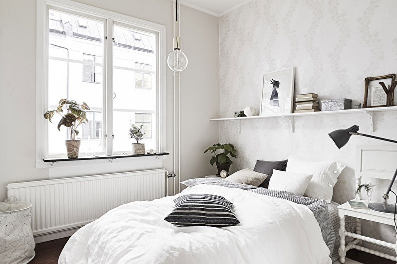 Bedroom design 9 sq.m. - Photo