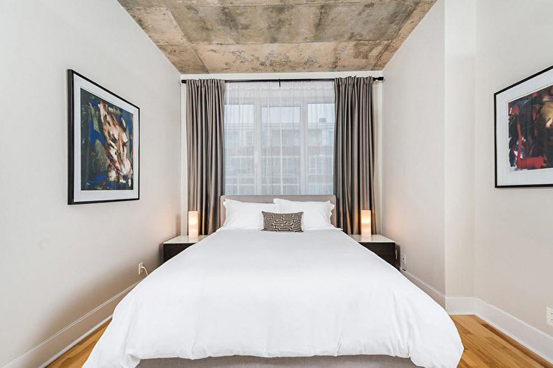 Bedroom design 9 sq.m. - Photo