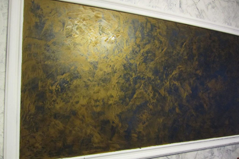 DIY stucco - pictură